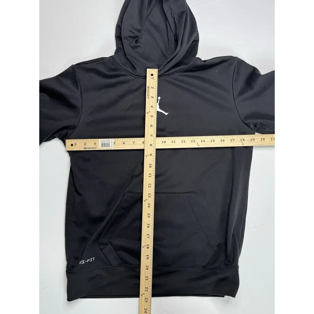 Nike Air Jordan Dri-FIT Hoodie Boys XL Black Gray Jumpman Colorblock